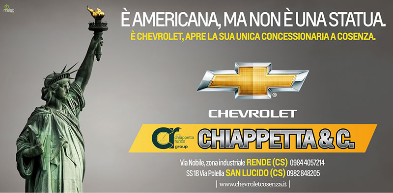 campagna pubblicitaria Chevrolet Chiappetta