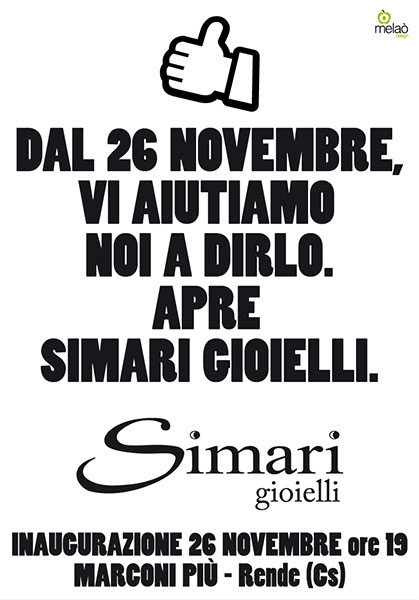 campagna pubblicitaria Simari gioielli