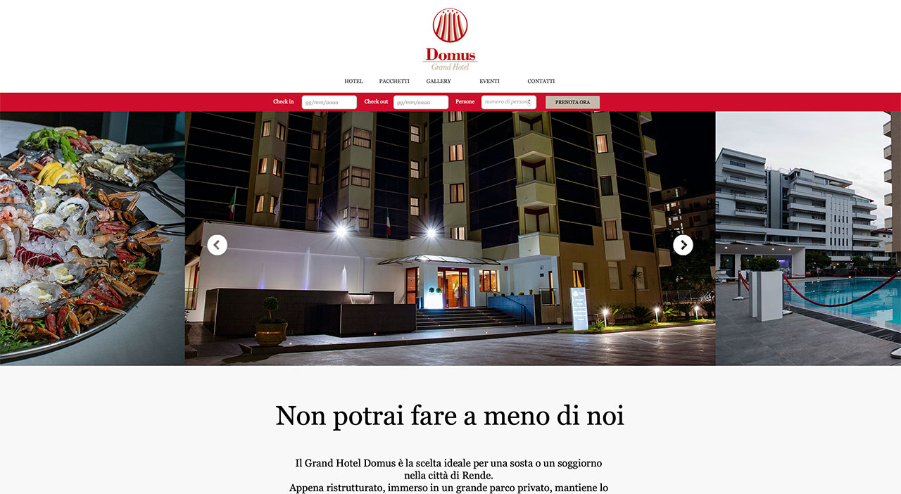 sito internet grand hotel domus sito internet Grand Hotel Domus