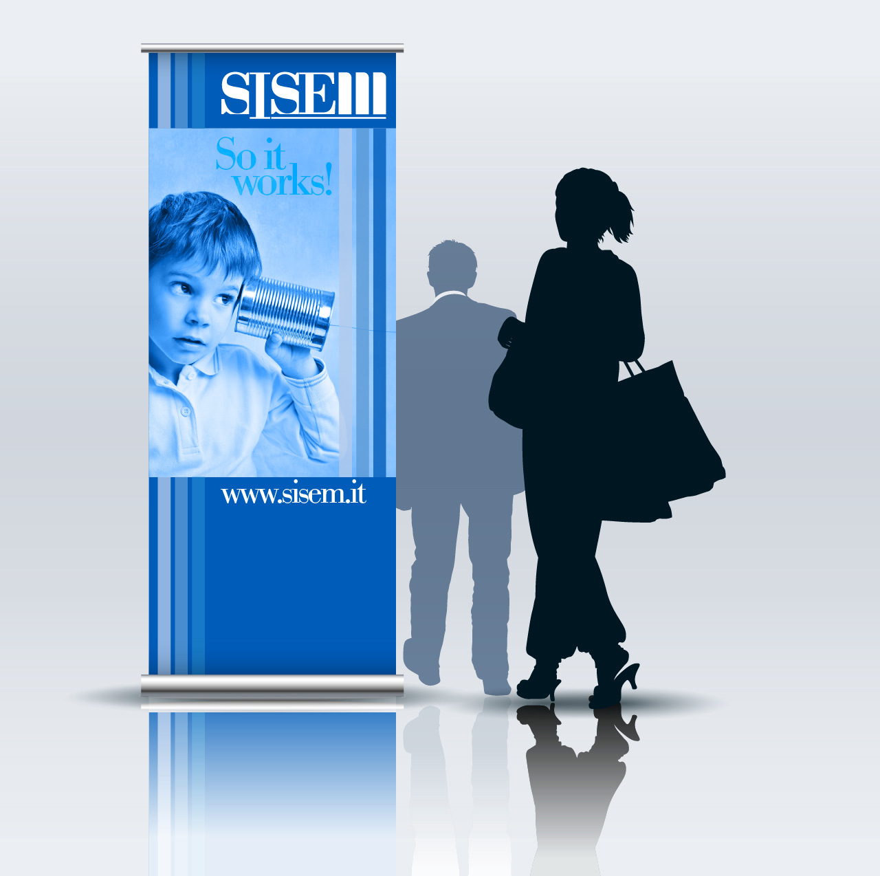 progettazione roll-up sisem
